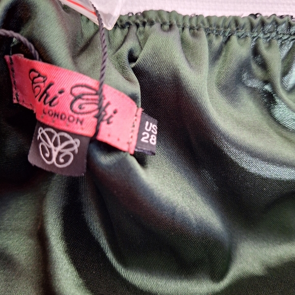 NWT Chi,Chi London " The Emerald Elegance".  Plus size Prom formal size 28. - Picture 12 of 14